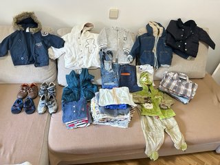 Lote Ropa Bebé Niño 0-12 Meses
