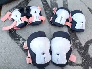 Protecciones patines Oxelo Talla XS (infantiles)