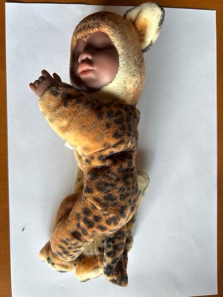 Muñeco Bebé Anne Geddes Leopardo