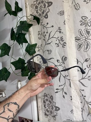 Gafas Ray-Ban Aviador Vintage Marrón/Plata