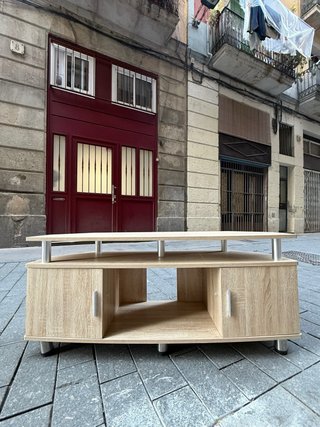 Tavolo TV in legno e metallo