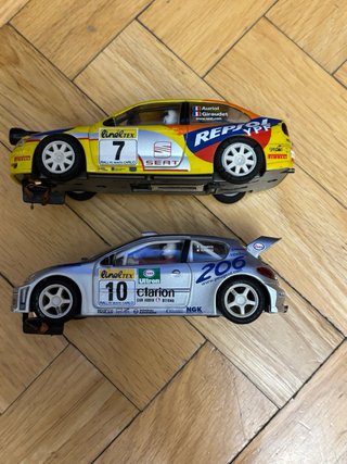 LOTE 2 COCHES SCALEXTRIC RALLY