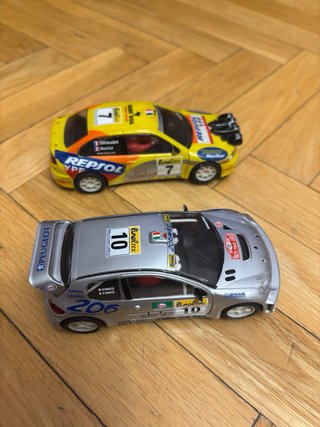 LOTE 2 COCHES SCALEXTRIC RALLY