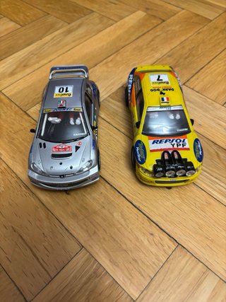 LOTE 2 COCHES SCALEXTRIC RALLY