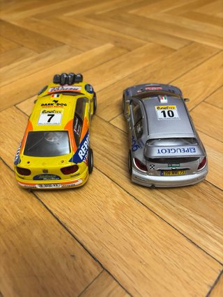 LOTE 2 COCHES SCALEXTRIC RALLY
