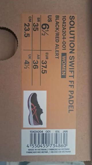 Zapatillas Asics Negras y Moradas