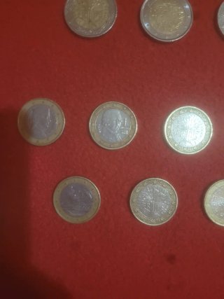 Lote monedas 1 y 2 euros raras