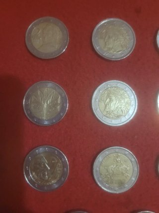 Lote monedas 1 y 2 euros raras