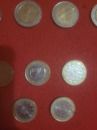 Lote monedas 1 y 2 euros raras