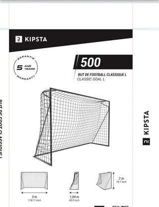 Portería Kipsta SG500 Talla L NO NEGOCIABLE
