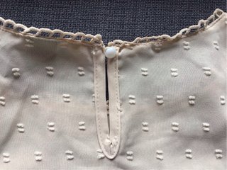 Blusa beige manga corta mujer