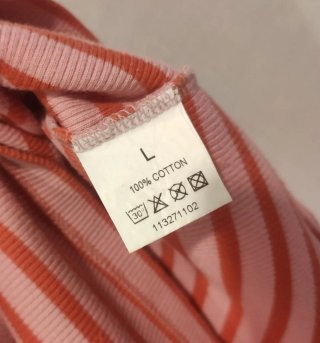 Conjunto Nice Day rayas rosa y naranja Talla L