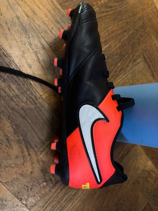 Zapatillas Nike Fútbol Tacos Naranja Negro -  T34