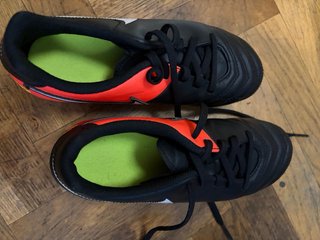 Zapatillas Nike Fútbol Tacos Naranja Negro -  T34