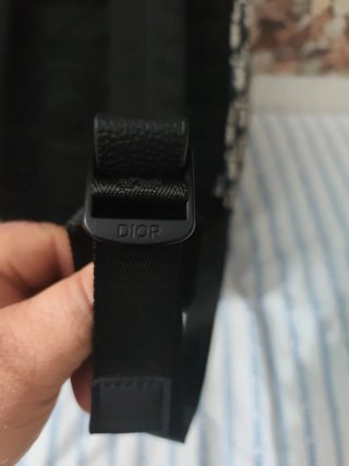 Zaino Dior monogram nero e bianco