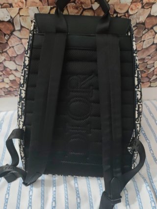 Zaino Dior monogram nero e bianco