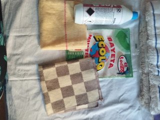 Lote bayetas y mopas Vileda, El Lorito,Bayeco.