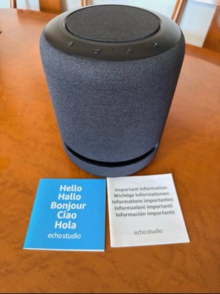 Altavoz Amazon Echo Studio Negro/Gris