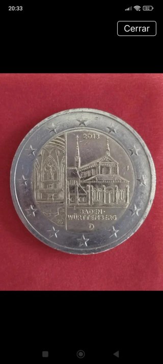 Moneda 2 Euros Alemania 2013