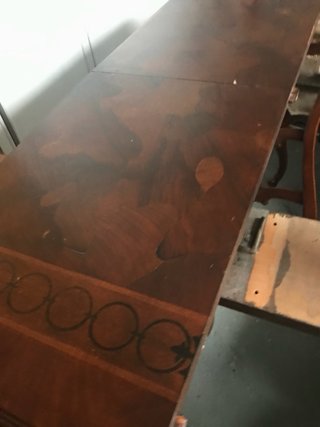 Comedor antiguo madera caoba