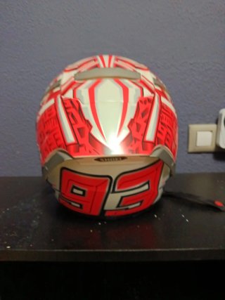 Casco Shoei Márquez Rojo y Amarillo