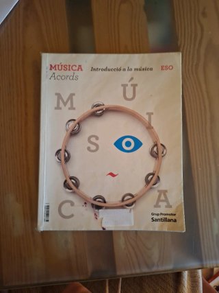Libro Música 1 ESO Acords Santillana