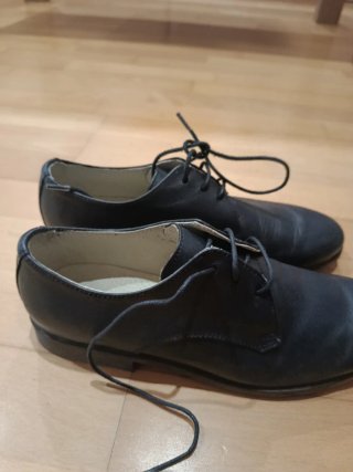 Zapatos Chuchhes Piel Azul Marino