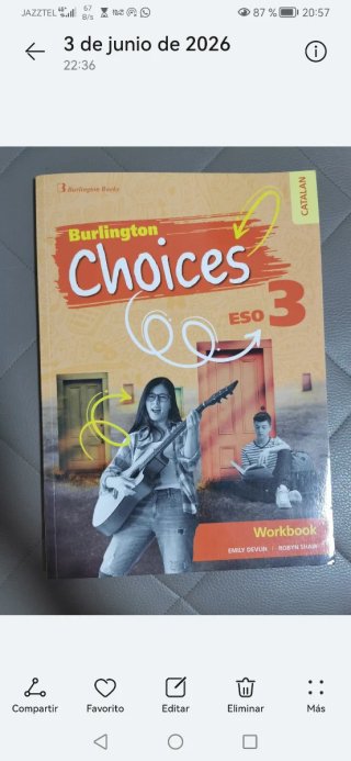 Burlington choices 3 ESO WORKBOOK