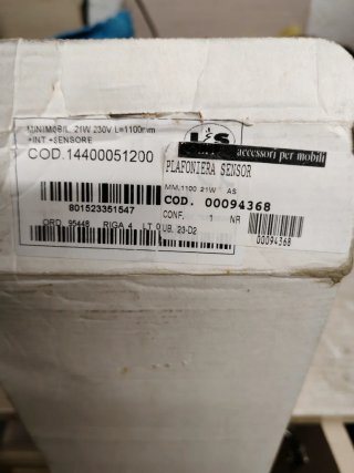 Plafoniera L&S Mini 110cm con sensore