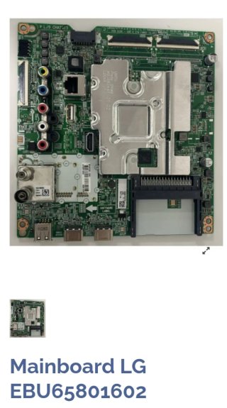 Despiece TV LG 43UM7050PLF Pantalla con golpe