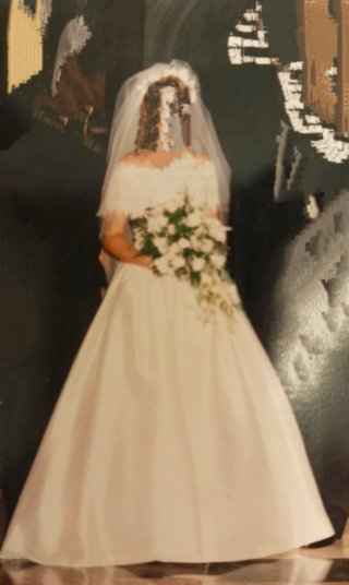 Vestido de Novia Blanco Encaje y Satén