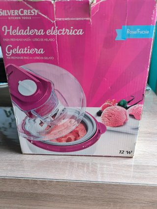 Heladera Silvercrest Eléctrica Rosa
