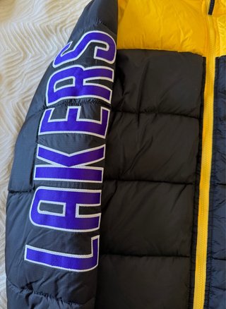 Chaqueta Los Angeles Lakers Negra y Amarilla