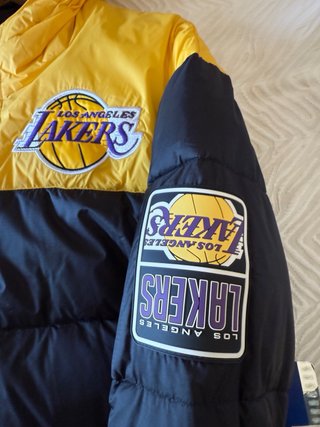 Chaqueta Los Angeles Lakers Negra y Amarilla