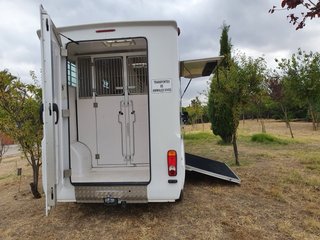 Camion furgoneta transporte de 2 caballos