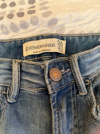 Pitillo Talla 36 Azul