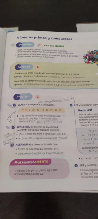Matemáticas 6 Primaria