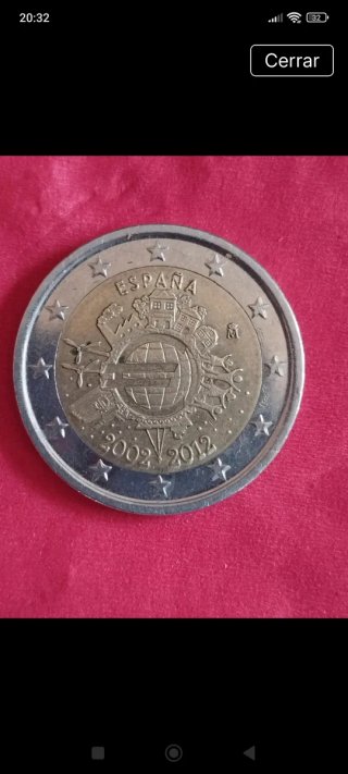 Moneda 2 Euros España 2002-2012