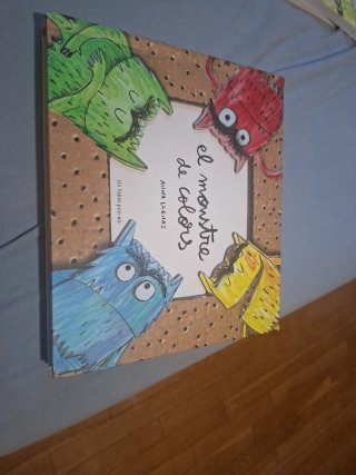 Libro el monstruo de colores(en valenciano)