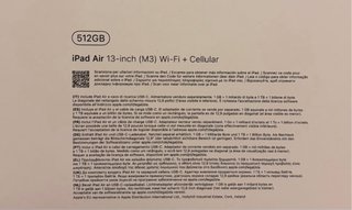 iPad Air 13 M3 512GB + Celular