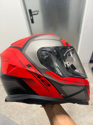 Casco LS2 Storm Talla M Rojo