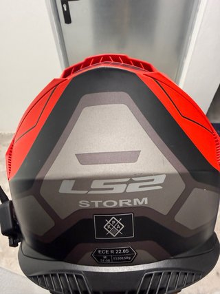 Casco LS2 Storm Talla M Rojo