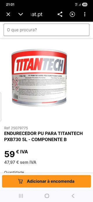 Titanlux TT PXR730 Hard Polyurethane