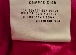 Plumífero GAM Vintage Mujer Talla M