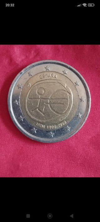 Moneda 2€ España UEM 1999-2009