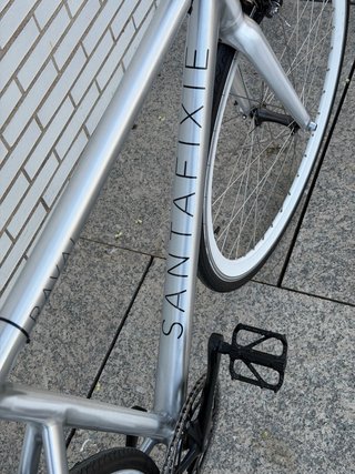 Bicicleta Fixie Santafixie Plata