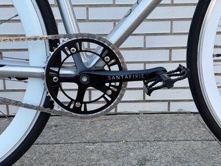 Bicicleta Fixie Santafixie Plata