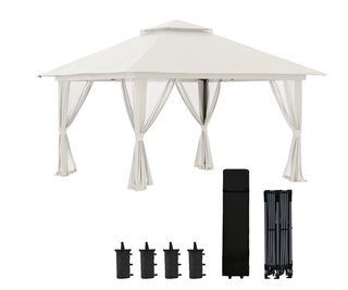 Carpa Pop-up Ajustable Tela y Metal