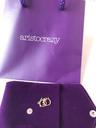 Pendientes Aristocrazy Oro 9k Multicolor