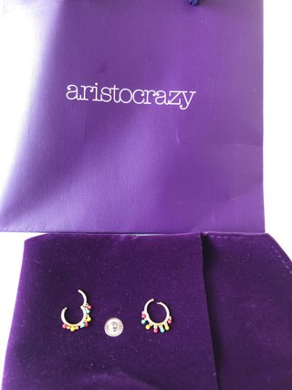 Pendientes Aristocrazy Oro 9k Multicolor